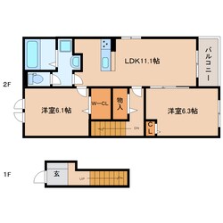 アストラル　ファインⅡの物件間取画像